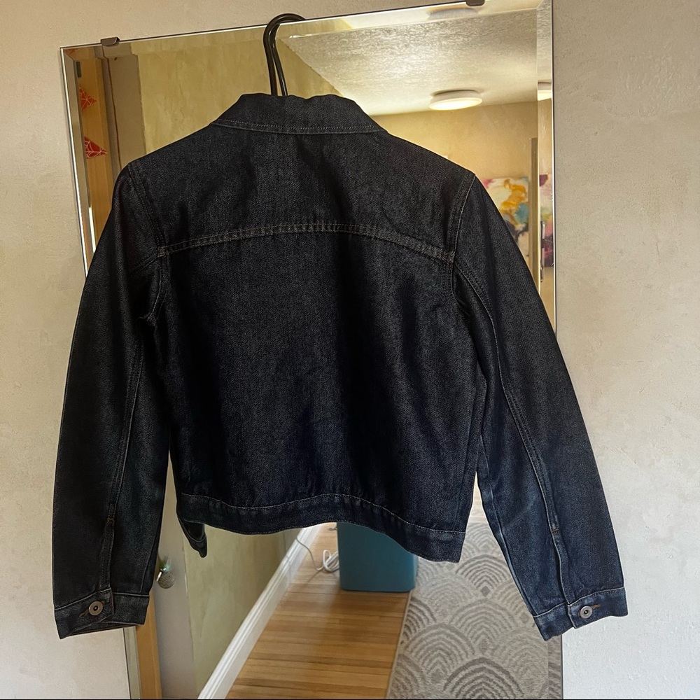 Jean Crop Jacket - image 4